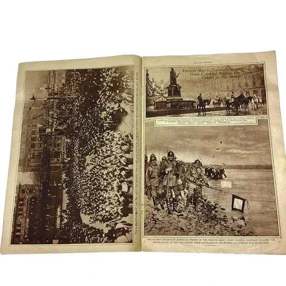 Antique New York Times midweek pictorial January, 1919. - Picture 3 of 10